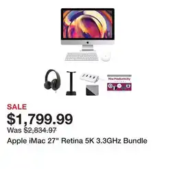 TSC Stores Apple iMac 27 Retina 5K 3.3GHz Bundle offer