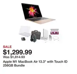 TSC Stores Apple M1 MacBook Air 13.3 with Touch ID 256GB Bundle offer