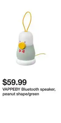 IKEA VAPPEBY Bluetooth speaker, peanut shape/green offer