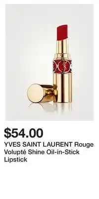 Holt Renfrew YVES SAINT LAURENT Rouge Volupté Shine Oil-in-Stick Lipstick offer