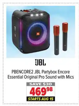 2001 Audio Video Encore Essential Original Pro Sound with Mics offer