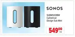 2001 Audio Video SONOS Cylindrical Design Sub Mini offer