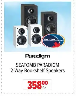 2001 Audio Video PARADIGM 2-Way Bookshelf Speakers offer