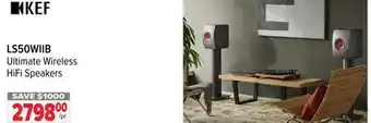 2001 Audio Video KEF Ultimate Wireless HiFi Speakers offer