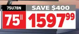 2001 Audio Video Hisense U78 N ULED Mini LED 75 offer