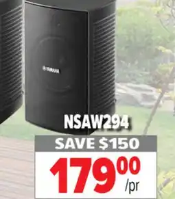 2001 Audio Video IN/OUTDOOR SPEAKERS BLACK 1PR offer