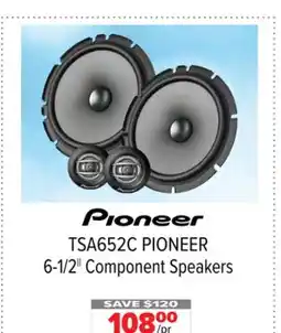 2001 Audio Video PIONEER 6-1/2|| Component Speakers offer