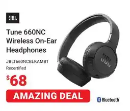 Visions Electronics JBL Tune 660NC Wireless On-Ear Headphones offer