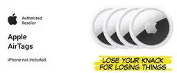 Visions Electronics Apple AirTags offer