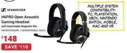 Visions Electronics SENNHEISER H6PRO Open Acoustic Gaming Headset offer