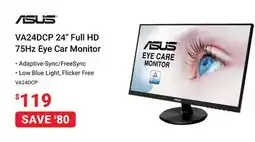 Visions Electronics Asus VA24DCP 24 Full HD 75Hz Eye Car Monitor offer