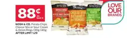 Rexall NOSH & CO. Potato Chips, Cheese Stix or Sour Cream & Onion Rings offer