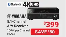 Visions Electronics 5.1-Channel A/V Receiver offer