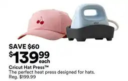 Michaels Cricut Hat press offer