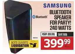 Centre Hi-Fi SAMSUNG BLUETOOTH SPEAKER FOR PARTY! 240 WATTS offer