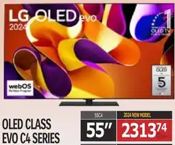 Centre Hi-Fi LG OLED CLASS EVO C4 SERIES TELEVISION WITH WEBOS 55 offer