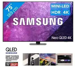 Centre Hi-Fi SAMSUNG SMART TELEVISION NEO QLED 4K QN90 offer