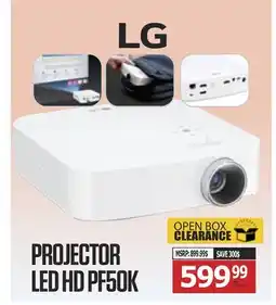 Centre Hi-Fi LG PROJECTOR LED HD PF50K offer
