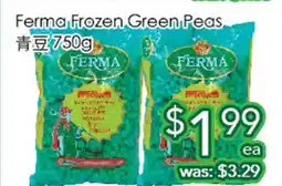Ample Food Market Ferma Frozen Green Peas offer
