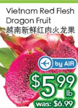 Ample Food Market Vietnam Red Flesh Dragon Fruit offer