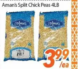 Bestco Food Mart Aman's Split Chick Peas offer