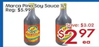 Sunny Food Mart Marca Pina Soy Sauce offer