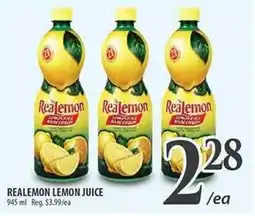 Al Premium Food Mart REALEMON LEMON JUICE offer