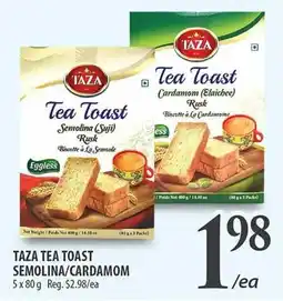 TAZA TEA TOAST SEMOLINA/CARDAMOM