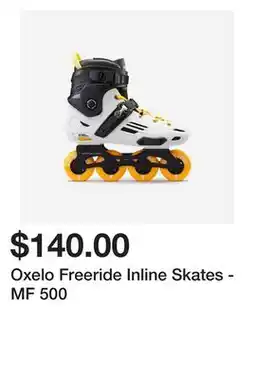 Decathlon Oxelo Freeride Inline Skates - MF 500 offer