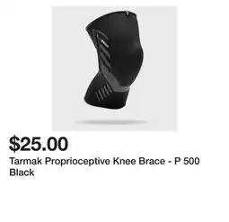Decathlon Tarmak Proprioceptive Knee Brace - P 500 Black offer