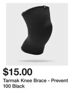 Decathlon Tarmak Knee Brace - Prevent 100 Black offer