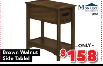 Surplus Furniture Brown Walnut 24 Accent Table offer