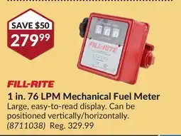 Princess Auto 1 in. 76 LPM Mechanical Fuel Meter offer