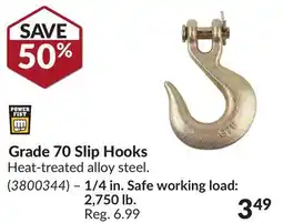 Princess Auto Power Fist Grade 70 Slip Hooks offer