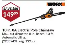 Princess Auto 10 in. 8A Electric Pole Chainsaw offer