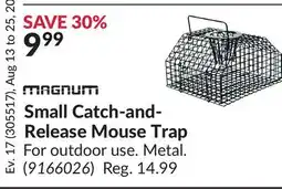 Princess Auto Small Catch-and- Release Mouse Trap offer