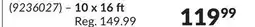 Princess Auto 10 x 16 ft Canvas Tarp offer
