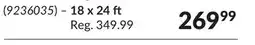 Princess Auto 18 x 24 ft Canvas Tarp offer
