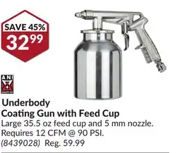 Princess Auto Underbody Coating Gun with Feed Cup offer