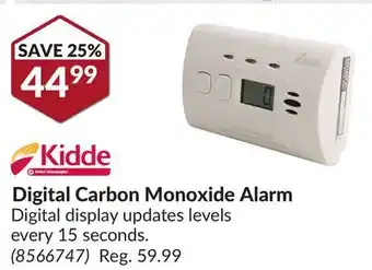 Princess Auto Digital Carbon Monoxide Alarm offer