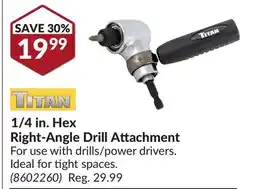 Princess Auto 1/4 in. Hex Right-Angle Drill offer