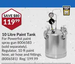 Princess Auto 10 Litre Paint Tank offer