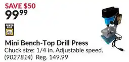 Princess Auto Mini Bench-Top Drill Press offer
