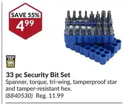 Princess Auto 33 pc Security Bit Set offer