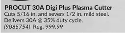 Princess Auto PROCUT 30A Digi Plus Plasma Cutter offer