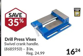 Princess Auto Drill Press Vises offer