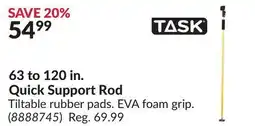 Princess Auto 63 to 120 in. Quick Support Rod offer