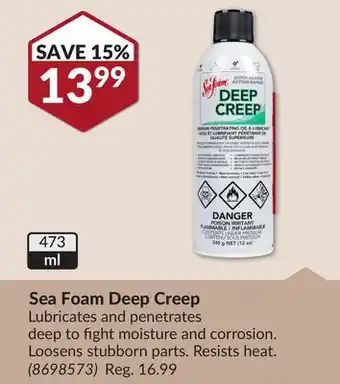 Princess Auto Sea Foam Deep Creep offer