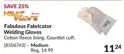 Princess Auto Fabulous Fabricator Welding Gloves offer