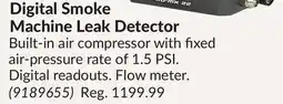 Princess Auto Digital Smoke Machine Leak Detector offer